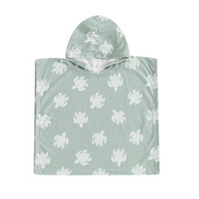 Kids Toddler Baby Boy Hooded Poncho Towels (Sea Turtle Green, 12-18 Months)