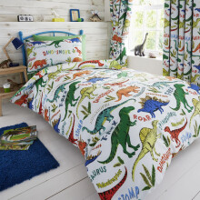 Happy Linen Company Girls Boys Kids Dinosaur Park Jurassic T-Rex Dino