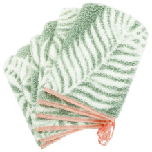 PHOGARY 6 Pack Microfiber Face Mitt Wash Cloth, Super Absorbent Washcloths for Body Face, Baby Kids Coral Fleece Bath Towels Wash Cloths, Reusable Fa