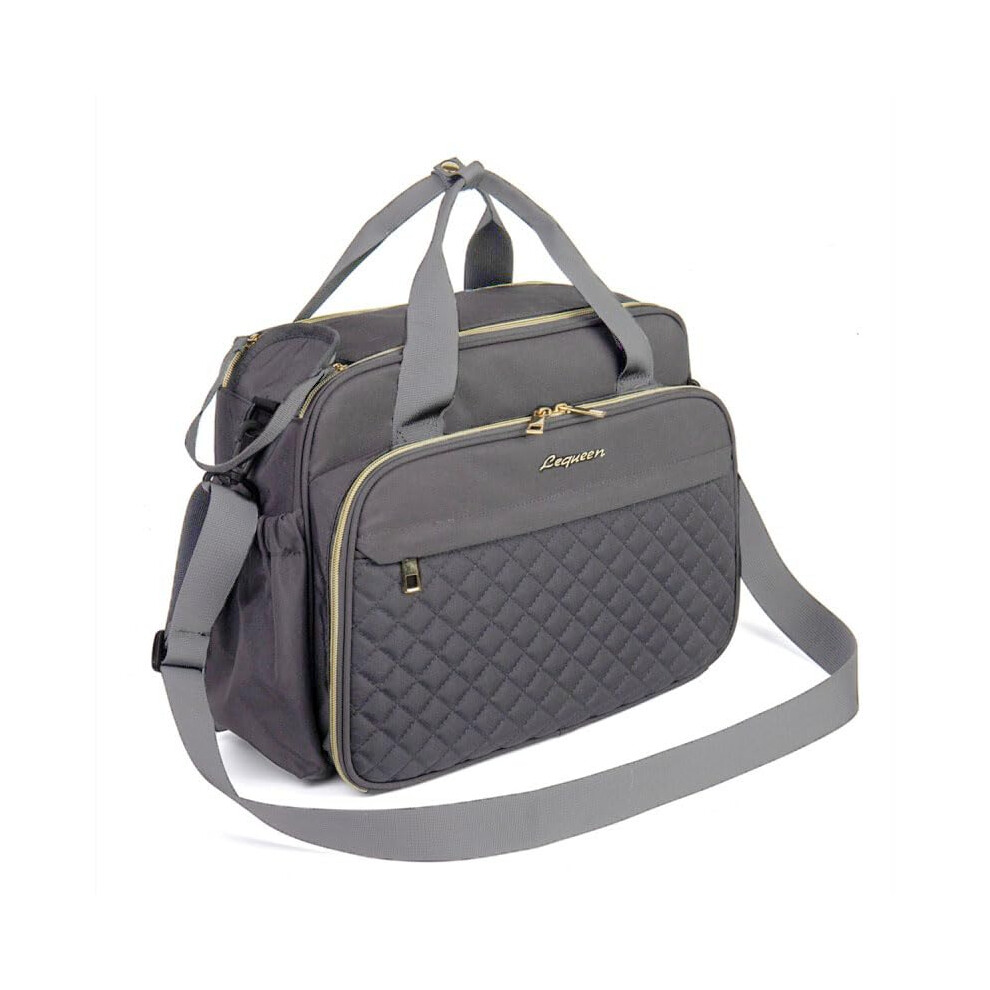 Lequeen Baby Changing Bag, Crossbody Nappy Bag, Diaper Satchel For Mums And Dads