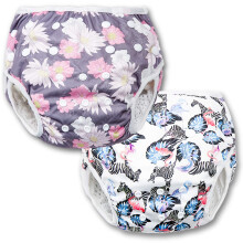 Joyo roy Reusable Swim Nappies 2PACK Baby Swimming Nappies Size 4-5
