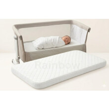 RAINBOW Baby Bedside Crib Mattress for/Competibale with SnuzPod 2 – Antibacteria