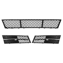 Car Front Bumper Lower Grill Set Center Left Right For- 5 Series F10 F11 10-13 51117200699 51117200700 51117285950