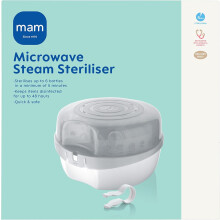 MAM Microwave Steriliser I for Quick and Easy Steam or Cold Water Ster