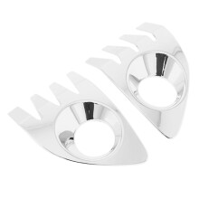 per 2020 2021 ABS Cromato Anteriore Fendinebbia Lampada Bezel Cover Trim Esterno Contorno