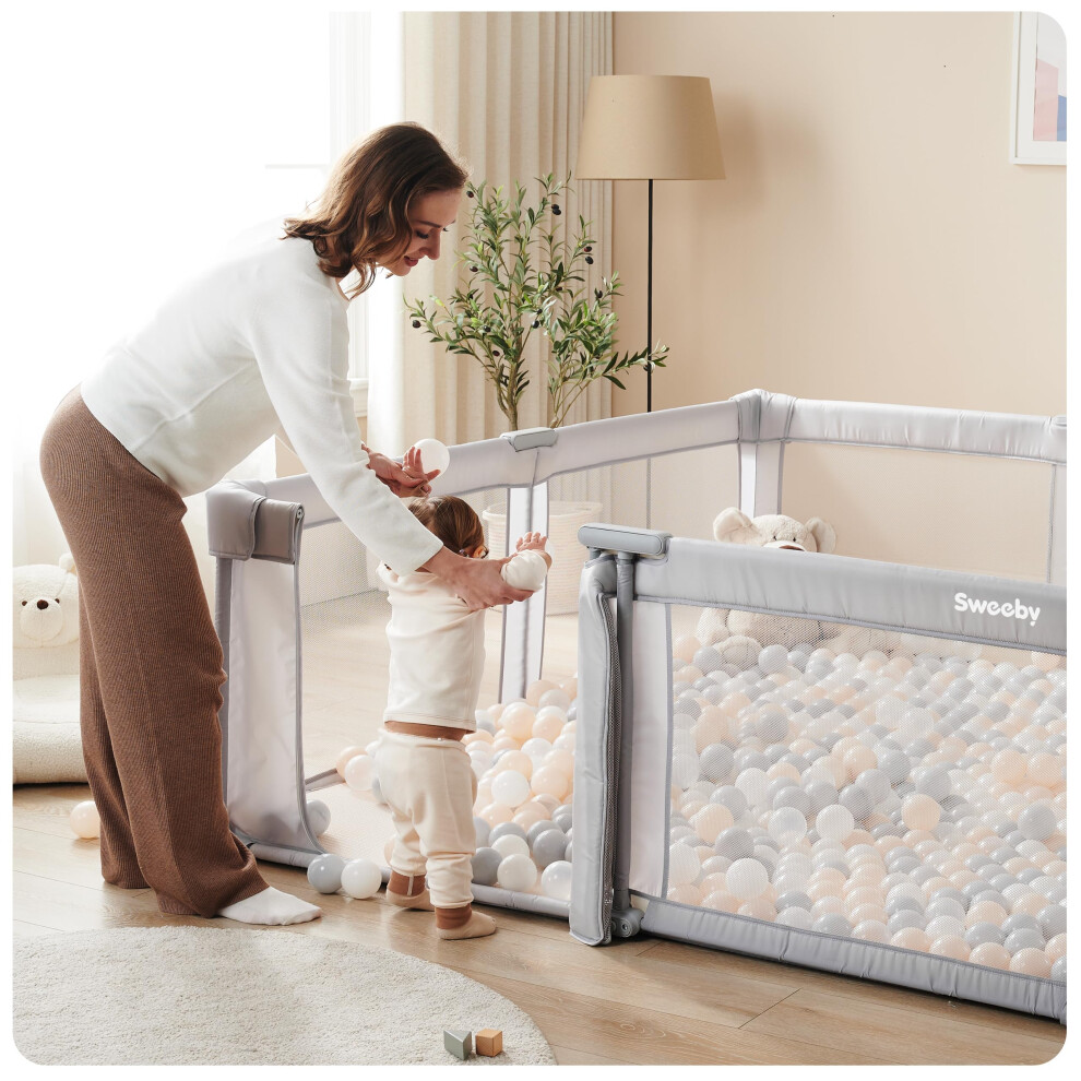 Sweeby Baby Playpen Foldable Play Yard Extralarge Baby Fence For Indoo