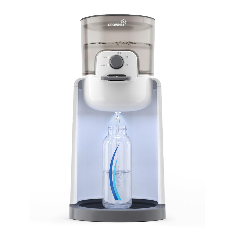 Grownsy Instant Baby Bottle Warmer, Precise 4 Temperatures Control | Night Light