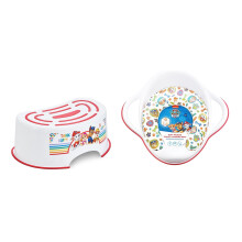 Paw Patrol Step Stool, Potty Training Toilet Seat, Plus Paw Patrol Padded Seat,Lightweight, Detachable Cushion, Anti-Stick Portable Seat 18M+ Toddler