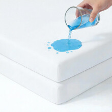 Set of 2 Waterproof Mattress Protector Sheets/Covers Fits 130x80 cm Extendable Cot Bed
