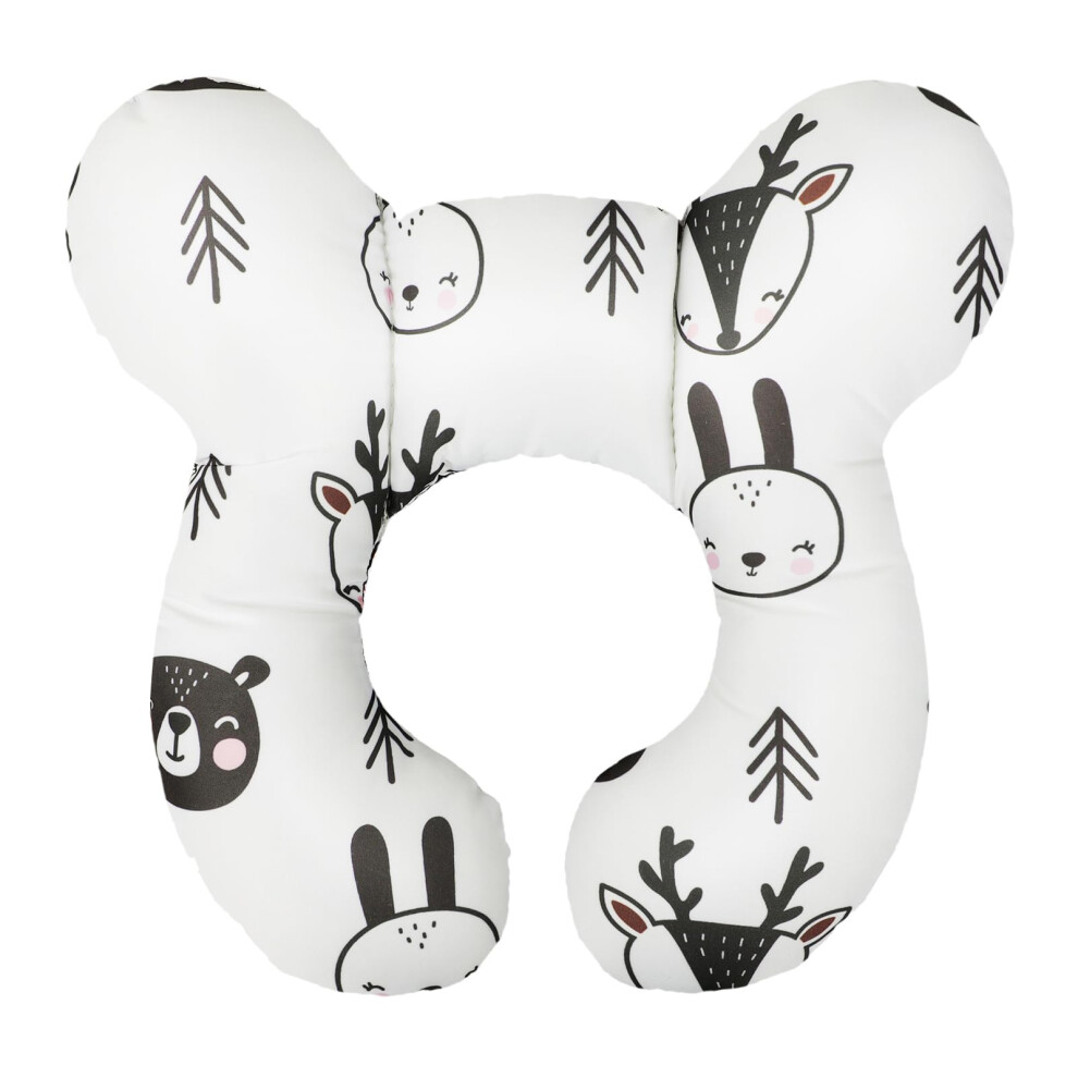 Hksichengkejiuk Baby Car Travel Pillow Infant Head Neck Support Pillow Car Seat Cushion Newborn Toddler Car Sleeping Pillow Kids U-Shaped Head Neck Protector Pillow