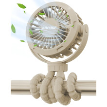 SOPOKE Mini Portable Baby Stroller Fan,3 Speed Personal Handheld