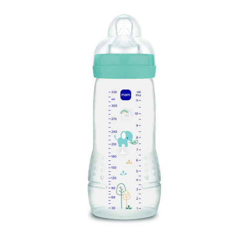 MAM MAM Easy Active Baby Bottle, Easy-to-Grip Ergonomic Bottle, Large