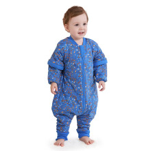 Mosebears Baby Sleeping Bag, 2.5 TOG baby sleep sack with Legs,Warmly Lined Winter Sleeping Bag with Removable Sleeves(18-36 Months(baby height 85-95c