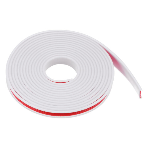 sourcing map U-Shape Edge Banding 5/8" x 16.4ft (16mm x 5000mm), White