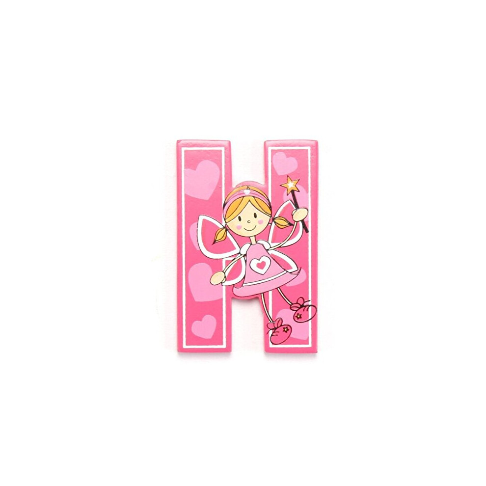 Vinsani Wooden Fairy Alphabet Letters Personalised Bedroom Wall Door Name (H)
