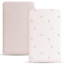Bearmoss Next To Me Crib Sheets 85x51 CM Stretchy Bedside Crib Fitted