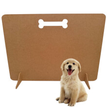 WOODICA Stopper Barrier – Freestanding Dog Stopper for Stairs | Dog Barrier Gate | Portable Wooden Pet Stopper | Puppy Gate for Stairs Indoor | No D