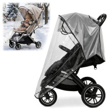 Universal Rain Cover for Pushchair, Transparent Stroller Rain Cover