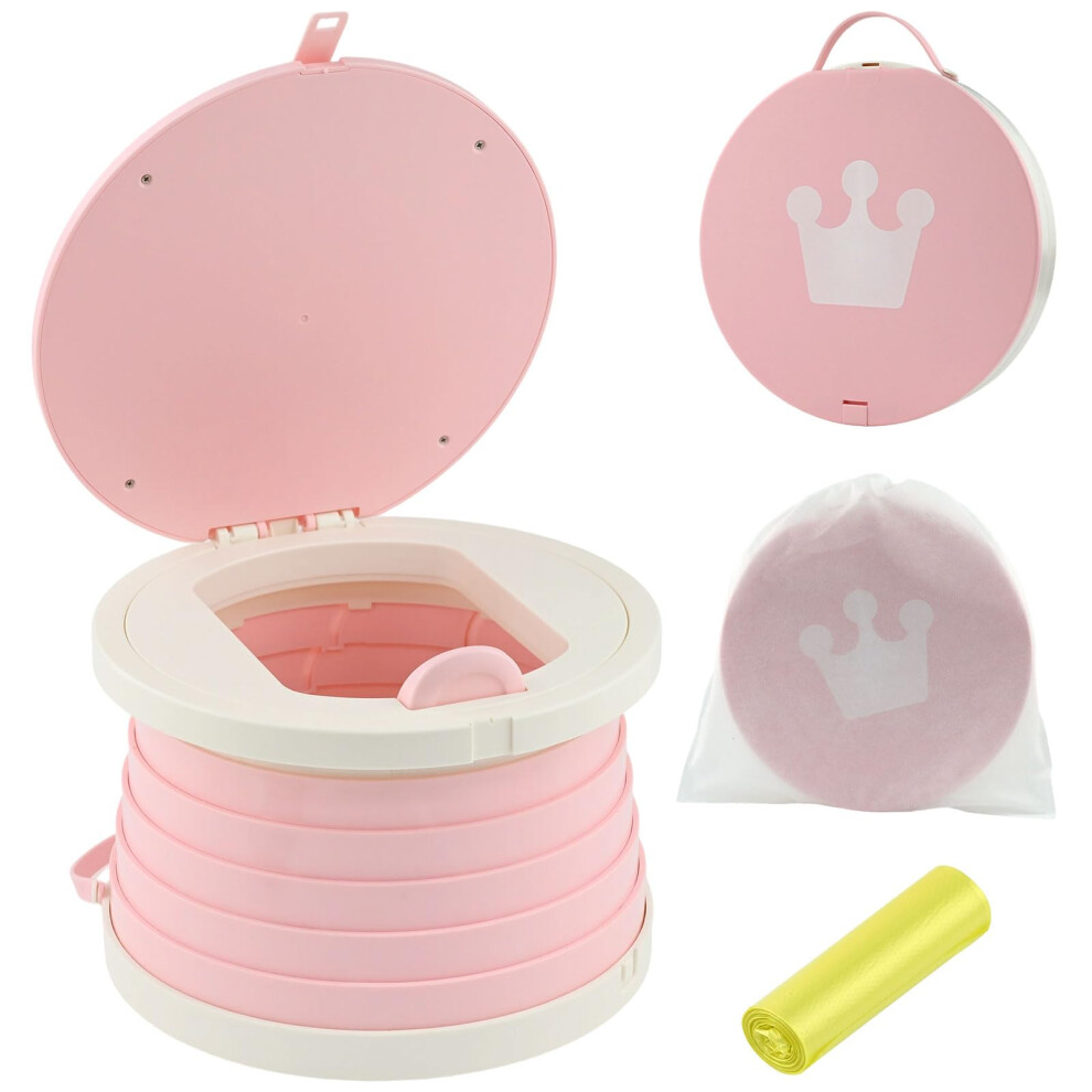 Drerio Folding Travel Potty Portable Toddler Toilet Potty,Child's Training Seat