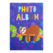 Grupo Erik 6x4 Photo Album - Sloth | Soft Cover, 10x15 cm, 36 Pockets Photo Albums 6x4, Memory Book | Sloth Gifts Under 2 Pounds, Cheap Gifts For Wom