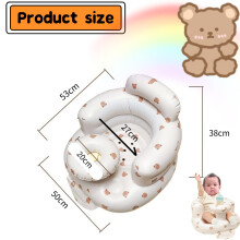 Baby Inflatable Seat for Babies 336 Months Built in Air Pump Infant Ba