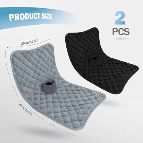 2PCS Potty Training Car Seat Protector, Waterproof Soft Pads for 1