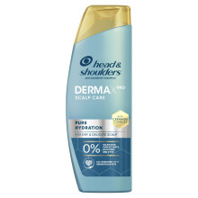 Head & Shoulders DermaXPro Pure Hydration Anti Dandruff Shampoo 300ml for Dry and Delicate Scalp & Hair, Free from Sulphated Surfactants, Silicones a