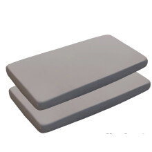 Sasma Home - 2 x Cot Bed Fitted Sheets 100% Cotton Very Soft (70 x 140 cm)