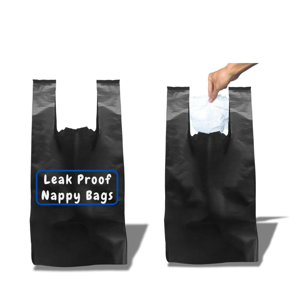 300 Adult Nappy Bags | Extra Strong & Leak-Proof | Sanitary Disposal Sacks For Incontinence Pads Viracare