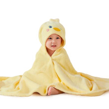 HAGOT Hooded Baby Towel, 120x84cm Soft Warm Absorbent Baby Bath Towels, Absorbent Large Toddler Bath Towel for Newborn Baby Boy and Girl
