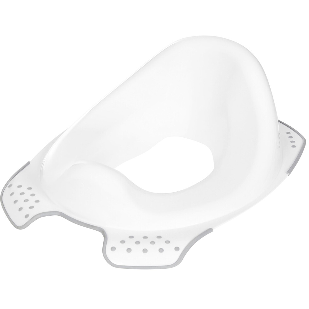 Babycurls Little Journey Toilet Training Kids Non Slip Loo Seat Unisex White For Safe Toddler Potty Training In The Bathroom And Home