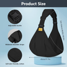 AOOWU Baby Carrier Toddler Carrier Side Baby Sling Carrier Baby Wrap C