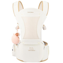 Bebamour Baby Carrier Newborn to Toddler Baby Carrier Hipseat 0-36Months with Head Hood, 3 PCS Teething Pads, Waist Extender, Storage Bag & Pacifier