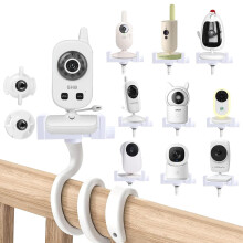 Universal Baby Cam Holder for HelloBaby HB6550/HB6250/HB6240/HB65/HB32, Flexible Mount Bracket for Blemil Baby Monitor, Accessories Mounting Stand fo
