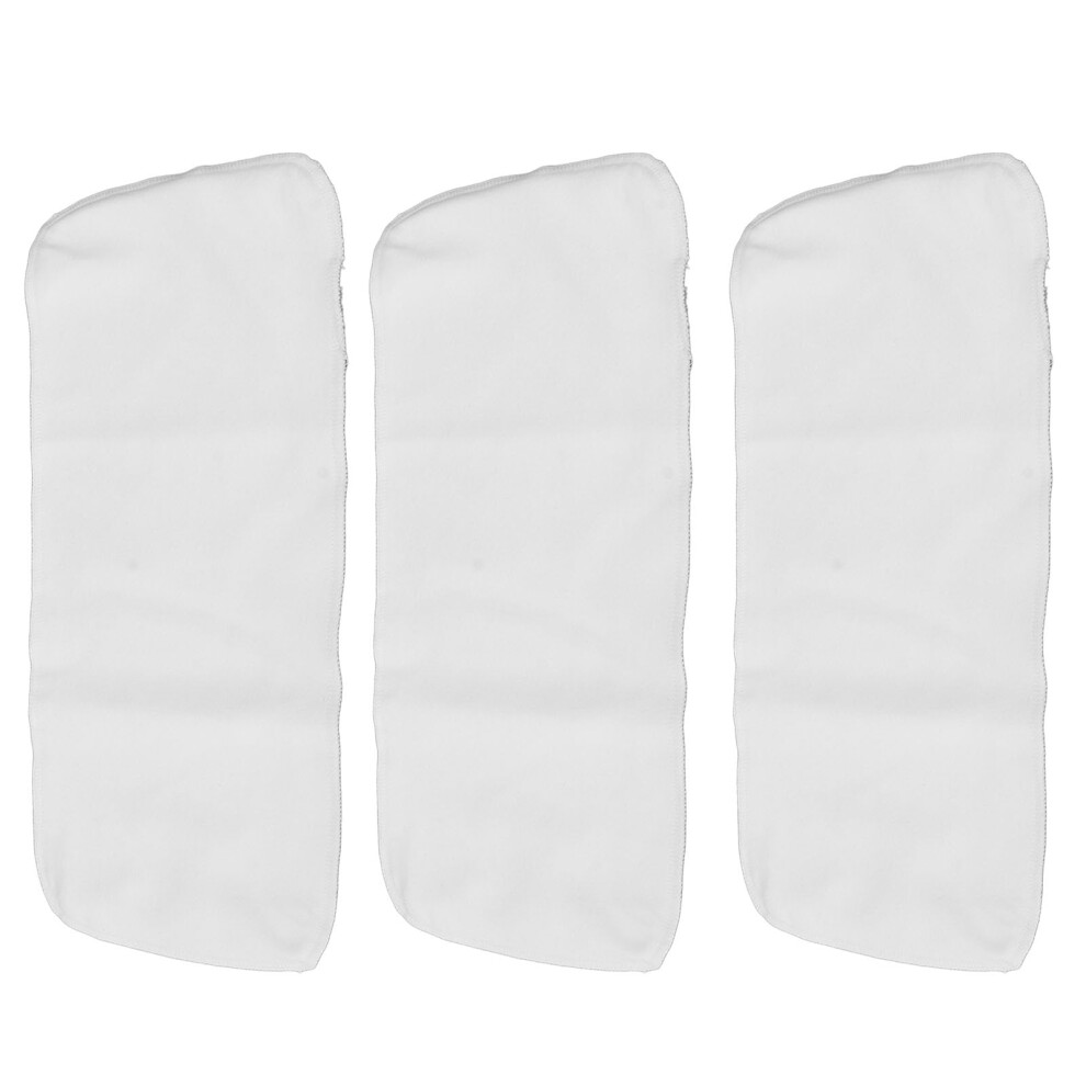 Cryfokt 3Pcs Organic Cotton Flannel, Castor Oil Pack Wrap Reusable Flannel Cloth Castor Oil Compress Wrap For Liver Detox, Fibroids, Thyroid, Constipation, I