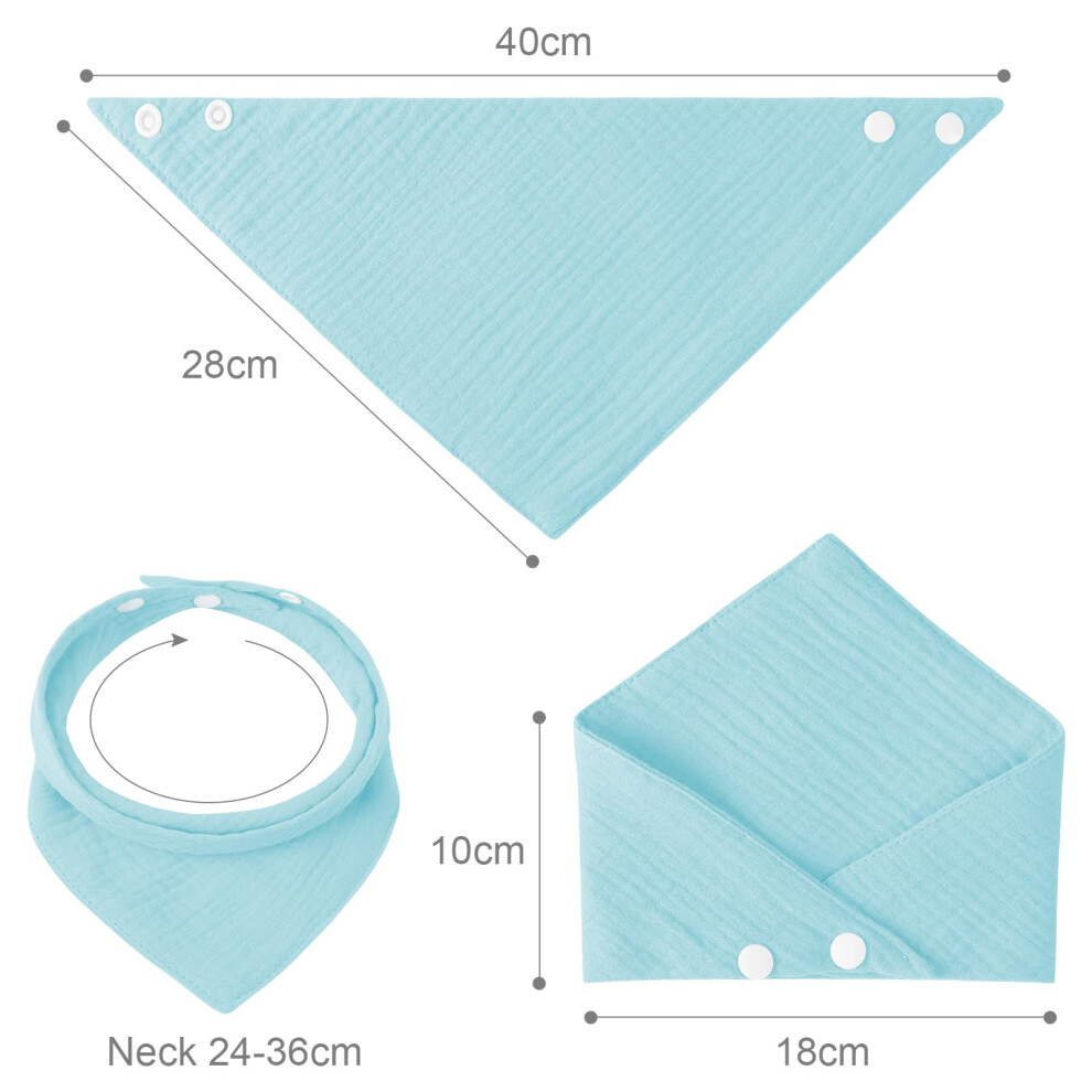 Vicloon Baby Bandana Dribble Bibs Drool Bibs 8 Pack Baby Bandana Bibs