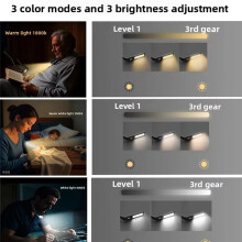 Hanging Neck Reading Light , Rechargeable Neck Light for Reading in Bed, Knitting, Camping, Repairing, Book Lovers Gifts