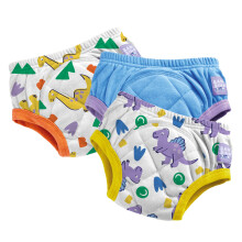 Bambino Mio British Brand (3 Pack) Training Pants for Toddlers Reusable Cloth Potty Pants Training Underwear, 2-3 Years, Brave Dinos, Baby and Toddle