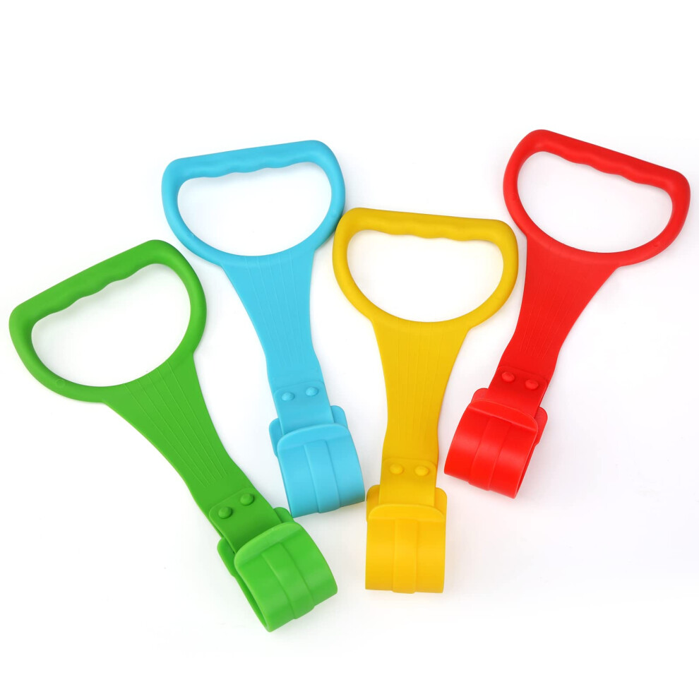 4Pcs Baby Playpen Pull Up Rings, Baby Crib Hanging Ring, Baby Cot Hand Rings, Baby Stand Up Dangling Pull Up Rings, Baby Walking Exercises As Joyplus