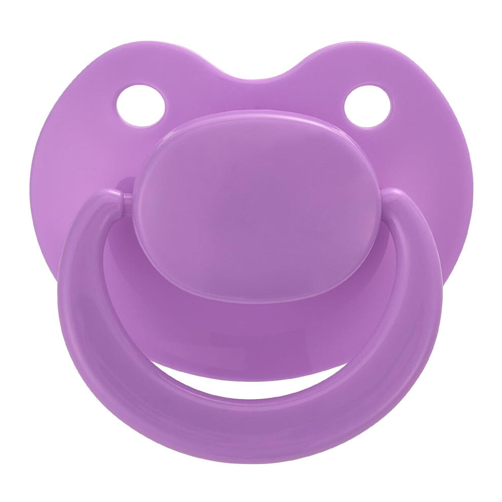 Somniumnight Adult Sized Pacifier Bigshield : Replacement Silicone Dummy Big Teat For Anxiety Release - Orthodontic Paci Taken Apart And Re-Assembled