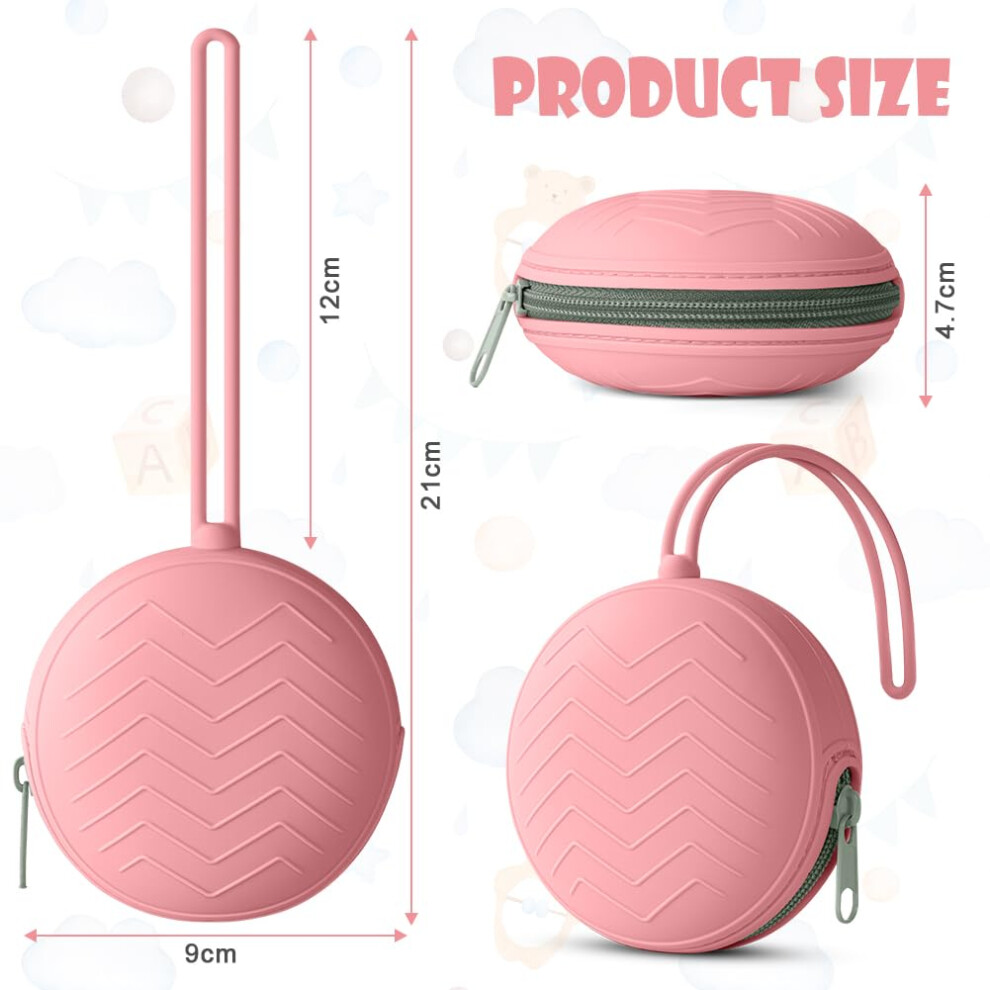 Aolso Silicone Dummy Holder Case Portable Pacifier Soother Pods For Ba