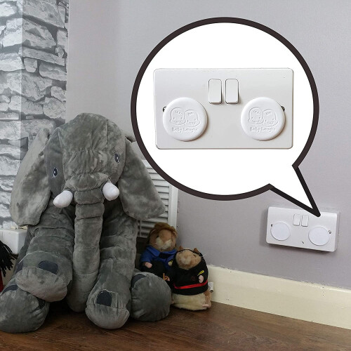 BaBy Laughs Plug Socket Covers UK for Baby Proofing - 12 Pack Tight 2