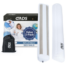 Gads Travel Bed Rails for Toddlers – Inflatable Bed Rails for Twin, Full, Queen & King Beds – Portable & Non-Slip Bed Bumpers – Water-Resistant