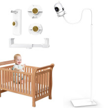 Yaekea Baby Monitor Floor Stand Holder Mount Compatible with Hello Baby HB6550/HB65/HB6560/HB6340/HB6339/Camera with 1/4 Screw Mount/Infant Optics DX