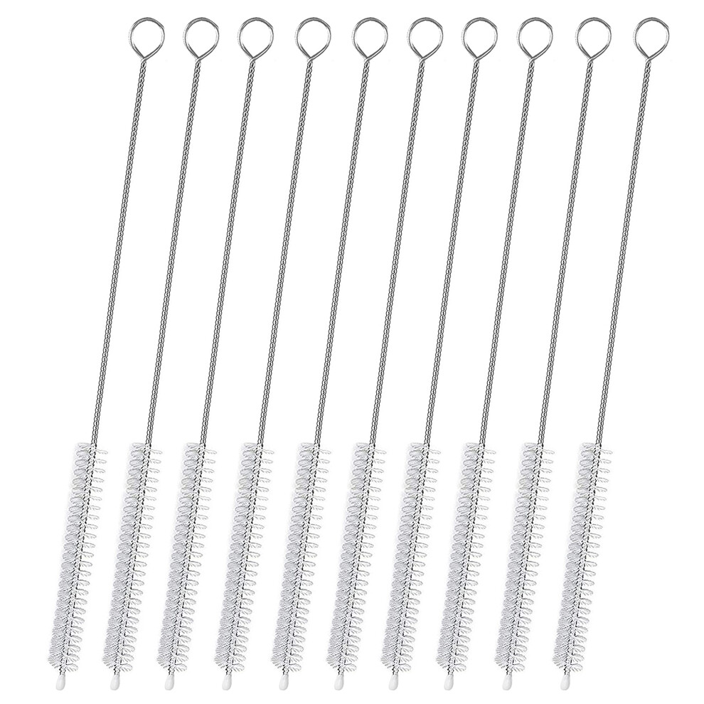 Straw Cleaner Brush Extra Long 12 Inch, Extra Wide 12Mm Diam For Pipe Cleaners For Weed, Straw Cleaning Brush For Tubes, Downstem And Bowl, Water Bot Cidyaust