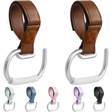 ROSSIVAN Buggy Clips, Premium 2 Pack Pram Hooks for Bags - Universal Fit for All Strollers, Prams, and Pushchairs - Keep Your Hands Free
