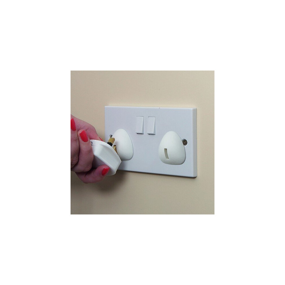 Uk Plug Socket Covers - Frustration Free Packaging (12 Pack) Clippasafe