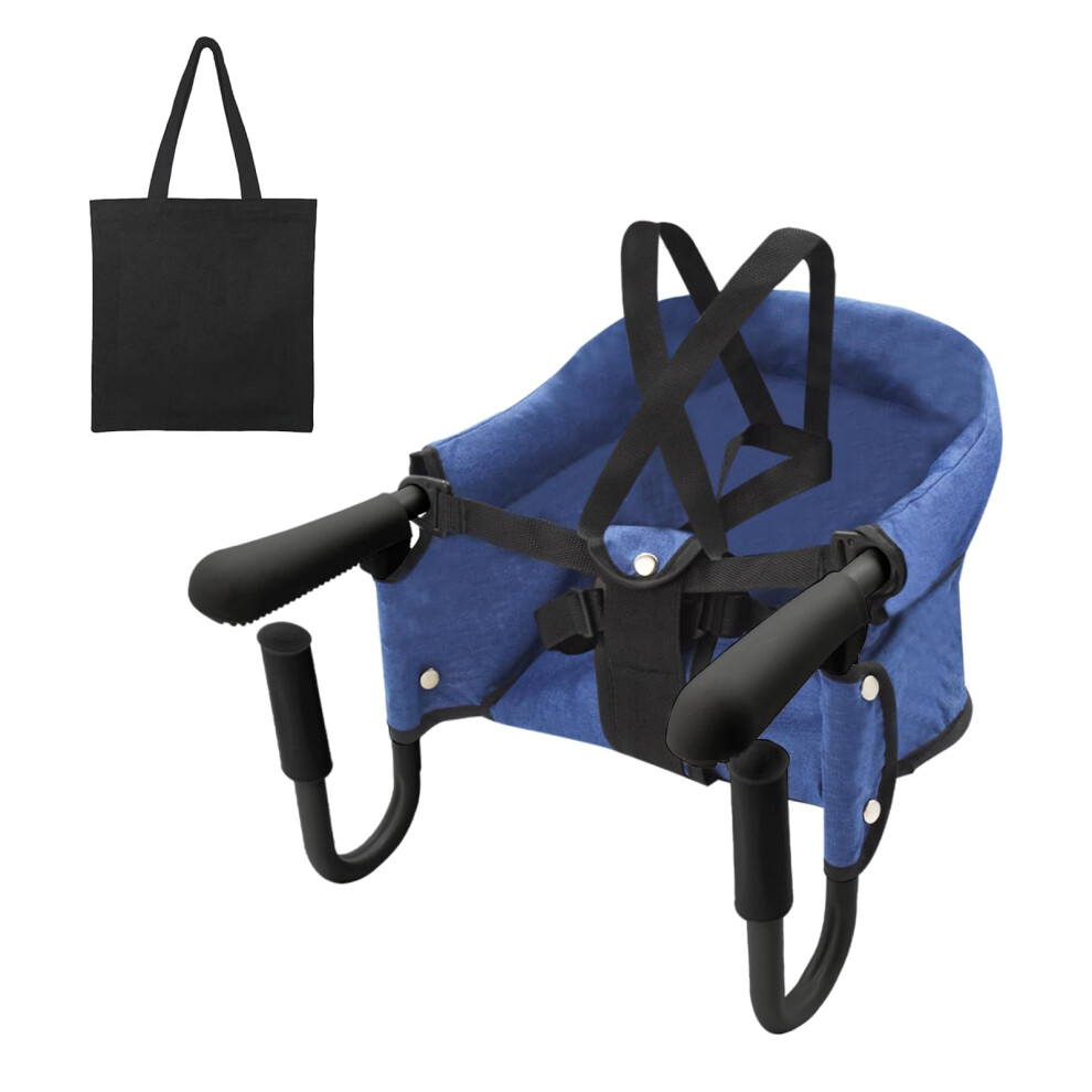 Surplex Folding Baby Hook On Seat, Fast Table Chair, Kids Removable Seat Cushion Portable & Foldable Dining Feeding Chairs, Easy Hook On Table Highch