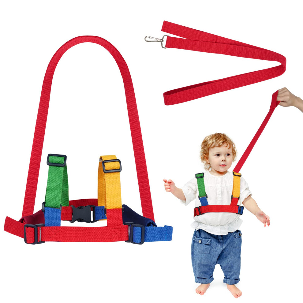 Aomig Baby Reins, Baby Walking Reins And Toddler Safety Harness, Baby Reins Safety Leash For Toddlers Boys And Girls (Red) 5004466061303