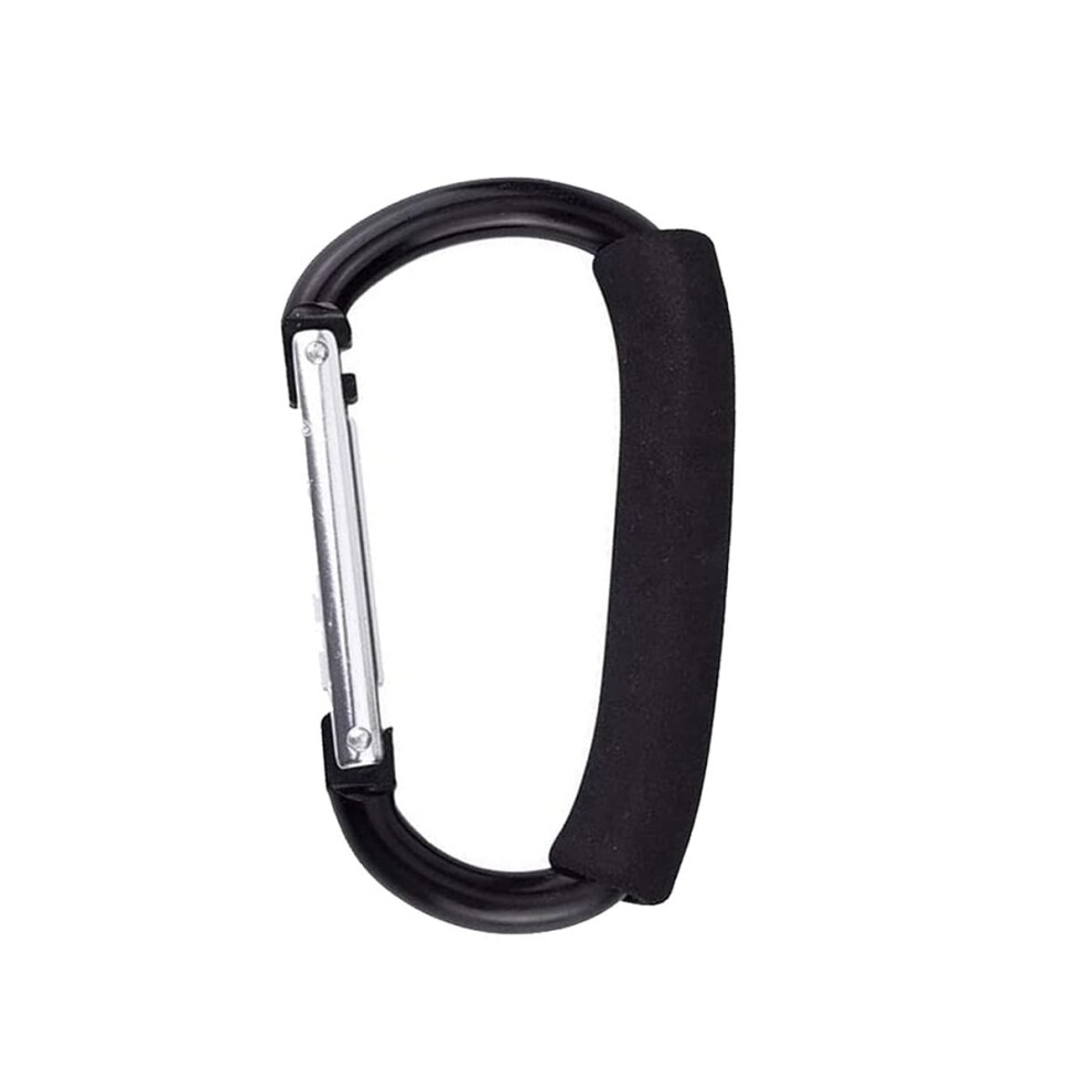 Nazeauf Large Buggy Clips Pram Clips For Pram - 1Pcs Universal Large Buggy Clips Pram Pushchair Stroller Clips,Shopping Secure Hooks For Hanging Purses,Shopp